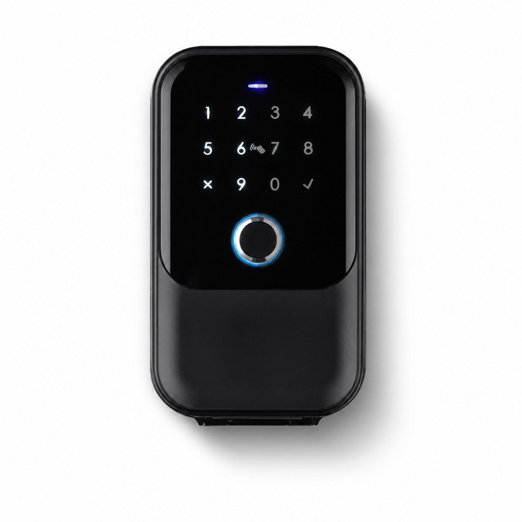 Boîte à clés connectée à empreinte digitale et code