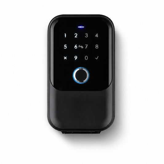 Boîte à clés connectée à empreinte digitale et code