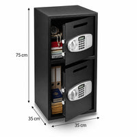 Coffre-Fort Numérique Double Compartiment 80L